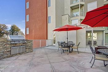 Sun deck and hot tub
